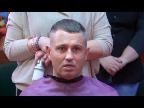 Andrzej agreed to let the salon owner give him a haircut. He regretted it so much. [Harsh cut]