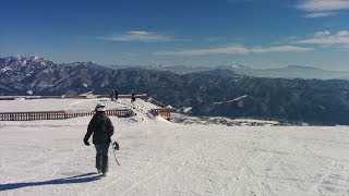 preview picture of video 'Happo One Hakuba Shirakaba 2 Snowboarding'