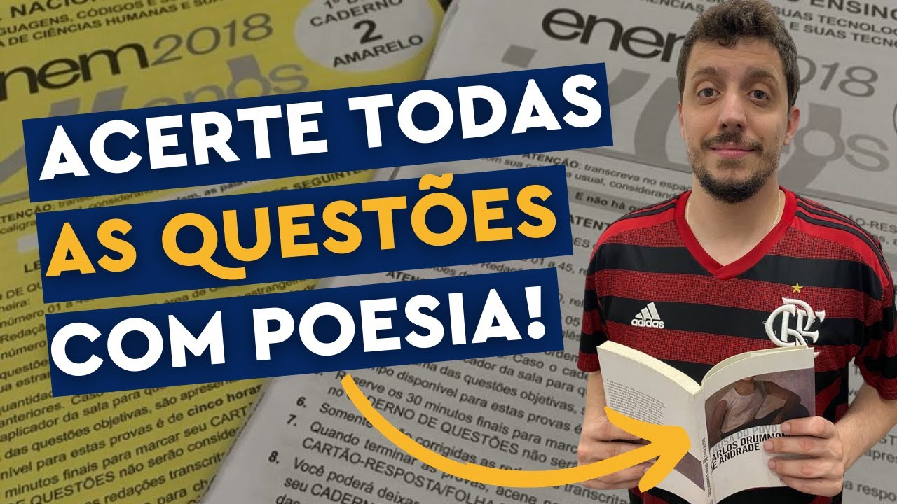 COMO ACERTAR TODAS AS QUESTÕES COM POESIA NO ENEM! // HUMANAS E LINGUAGENS!