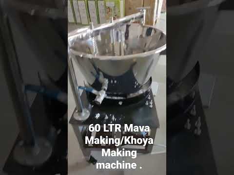 Stainless steel milk pasteurizer mava making machine, peda, ...