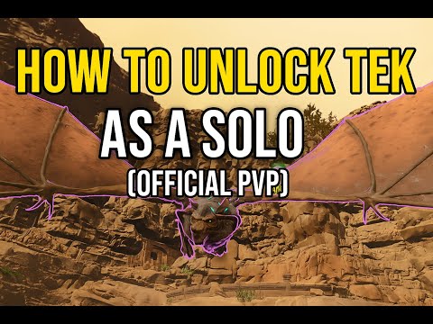 How To Unlock Tek as a Solo | ASA Official Pvp