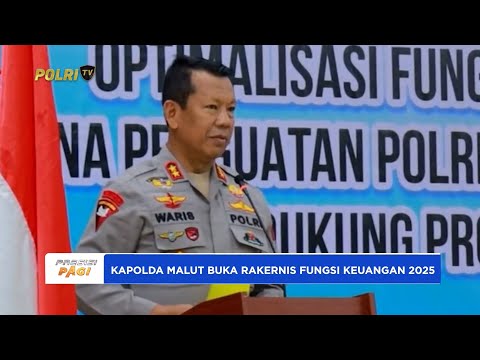 KAPOLDA MALUKU UTARA RESMI BUKA RAKERNIS FUNGSI KEUANGAN T.A 2025