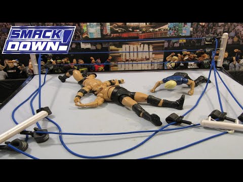Superplex Breaks the Ring WWE Stop Motion #122