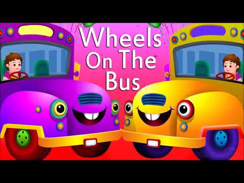 Wheels On The Bus Go Round And Round | Nursery Rhymes | Baby Songs | No Copyright