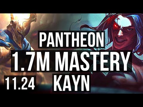 PANTH vs KAYN (JNG) (DEFEAT) | 1.7M mastery, 500+ games, Dominating | BR Diamond | 11.24