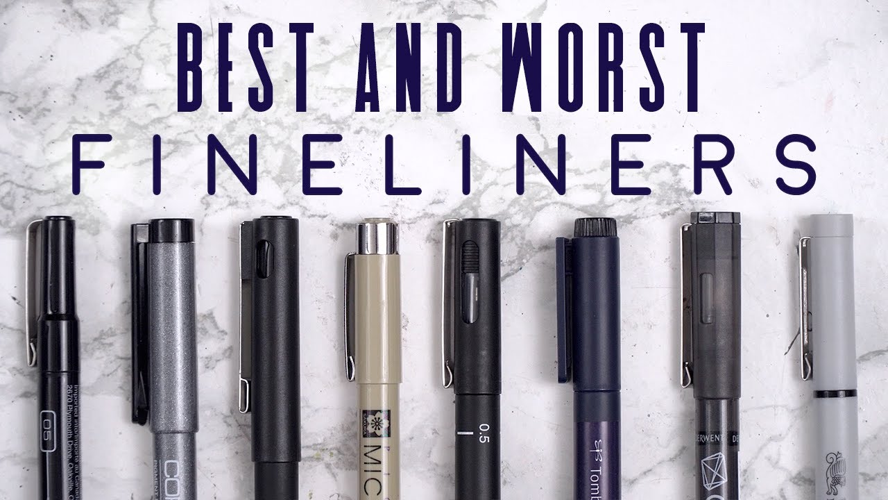 Finding the BEST Fineliner | The Ultimate Fineline Marker Test