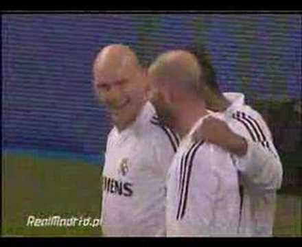 Taconazo de Guti y gol de Zidane