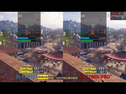 Ryzen 7 5700X vs Core i5-13400F: CPU Battle! 10-Game Benchmark Test