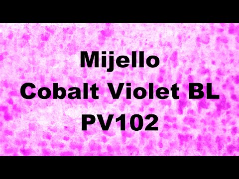 Mijello Mission Gold Cobalt Violet Brilliant light (PV102) swatch | Miki M