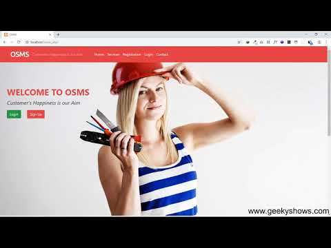 How to Run Online Service Management System PHP Project on Local Server Hindi