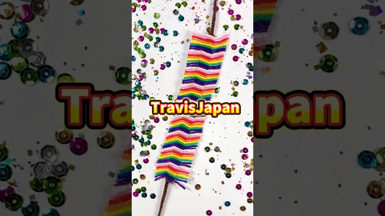 【TravisJapanメンカラミサンガ】 #ハンドメイド #ミサンガ