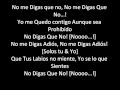 no me digas que no con letra wisin y yandel ft enrique iglesias