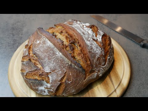 Dad bakes: The crispiest rye sourdough bread in the world ;-) Delicious and so wholesome!