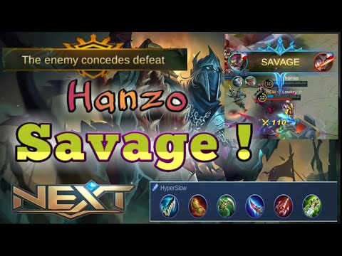 Savage ! | Hanzo Gameplay 2021 | Enemy Concede | Epic - Solo Rank