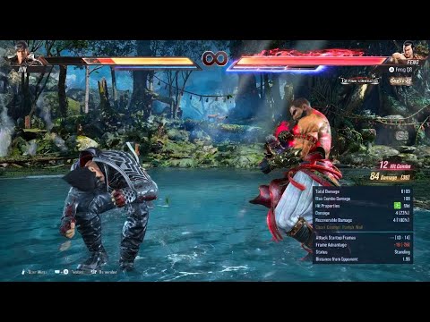TEKKEN 8 Feng max damage combo no wall