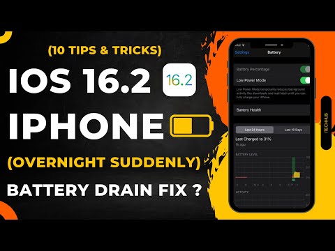 iOS 16.2 - iPhone Battery Drain Fix