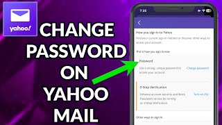 How To Change Password On Yahoo Mail On iPhone