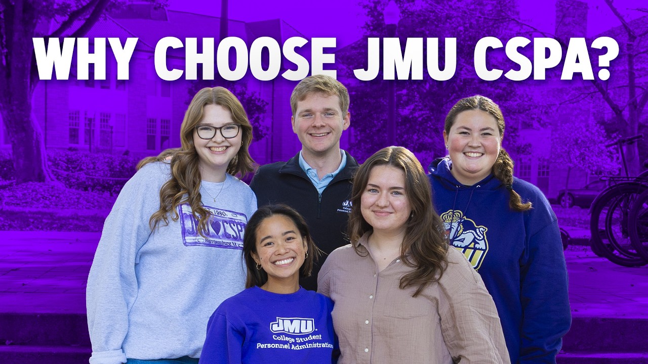JMU CSPA Testimonials: Why Students and Faculty Love the Program