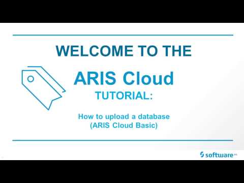 ARIS Cloud Tutorial: How to upload a database (ARIS Cloud Basic)