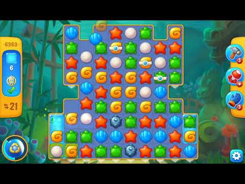 Fishdom 2021 - Level 6363   #playrix #fishdom #gaming