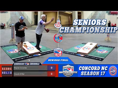 TWO MEN ENTER... ONE LEAVES... WITH A CHAMPIONSHIP... SENIORS CHAMPIONSHIP FROM CONCORD, NC