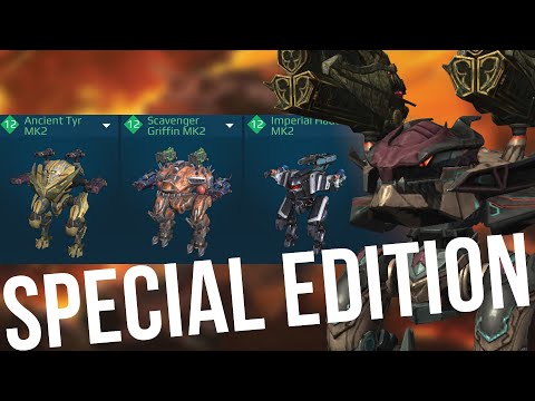 War Robots - All “Special Edition” Robots With Legendary Pilots | WR MK2 Gameplay