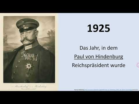 Deutschland 1925: Wie Paul von Hindenburg Reichspräsident wurde (Weimarer Republik)