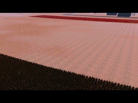 30.000 SPARTANS Vs 20.000 CHUNK NORRISS - Ultimate Epic Battle Simulator