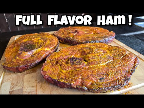 Smoked Ham Steaks with Homemade Mustard Sauce