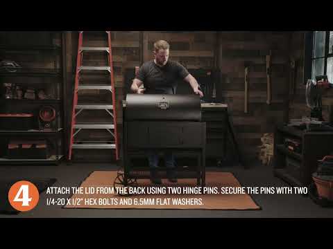 Oklahoma Joes Judge Charcoal Grill Assembly Video