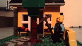 LEGO how to cut a tree