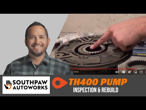 TH400 Rebuild: Pump #SouthpawAutoworks