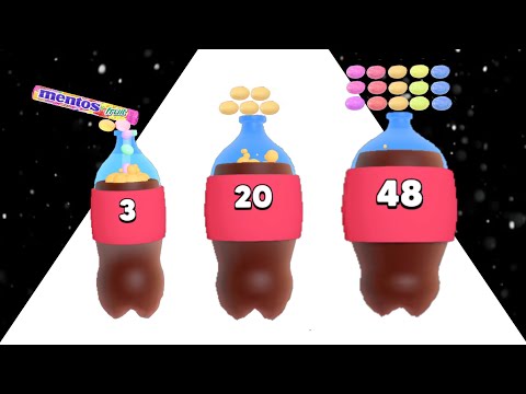 Mentos Cola 3D Game | All Levels Walkthrough Gameplay | mentos vs coca cola Part Level 8 - 12