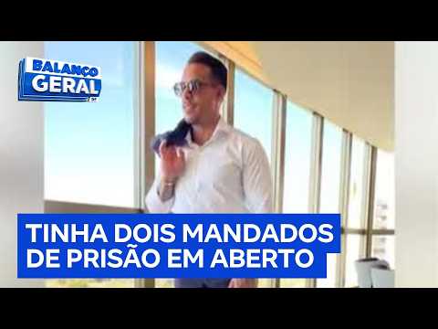 Cantor gospel foragido por golpes em marcas de luxo é preso em Cristalina (GO) | Balanço Geral DF