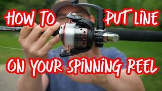 How to Put Line On A Spinning Reel [STEP-BY-STEP GUIDE] | How To Spool A Spinning Reel