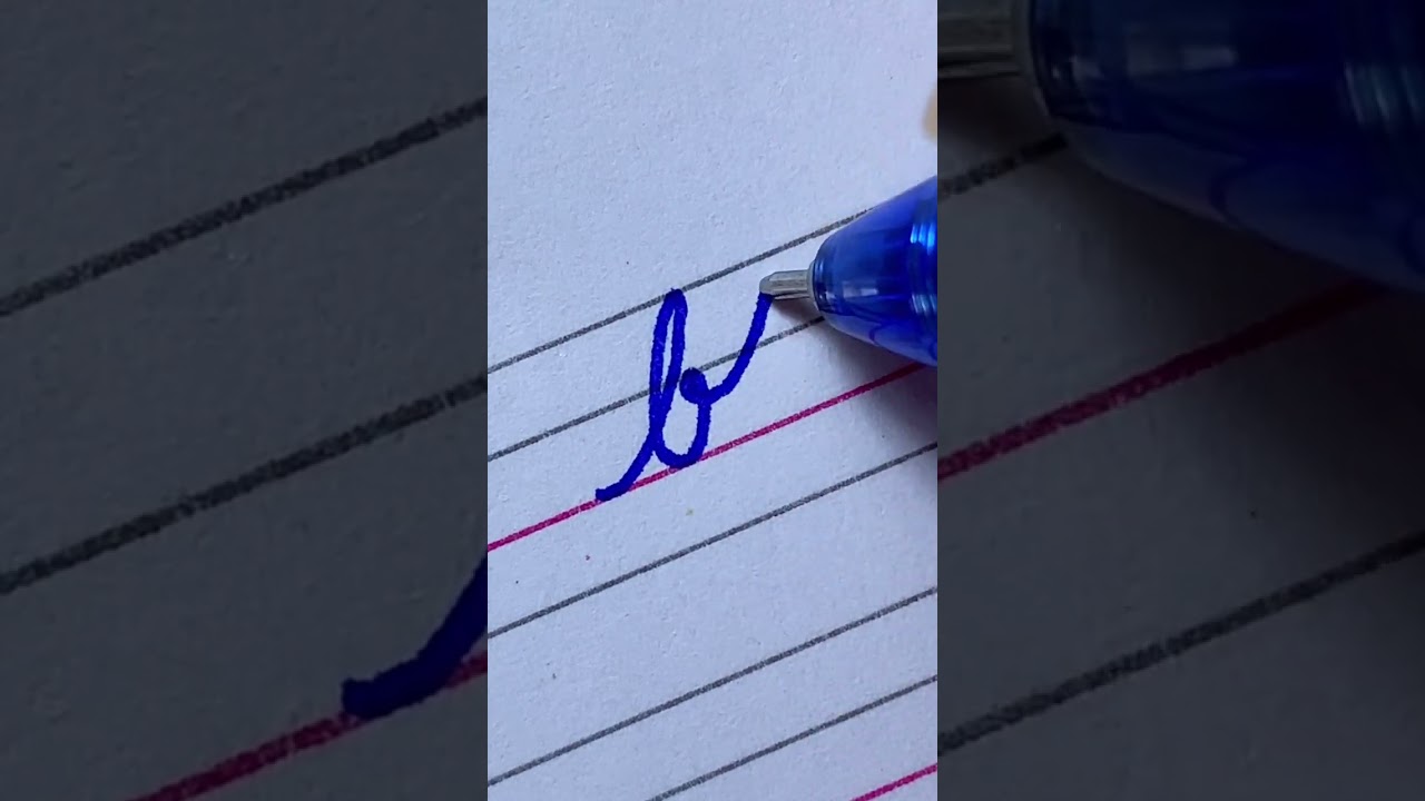 How to write bt in cursive writing | New American cursive handwriting practice 2023