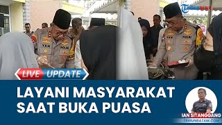 Kapolda Kepri Layani Warga Sei Beduk saat Buka Puasa, Irjen Pol Yan Fitri Halimansyah Bagikan Takjil
