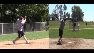 preview picture of video 'Justin Cohen (Owings Mills HS 2010) -- Reisterstown Stallions Batting Practice September 27 2014'