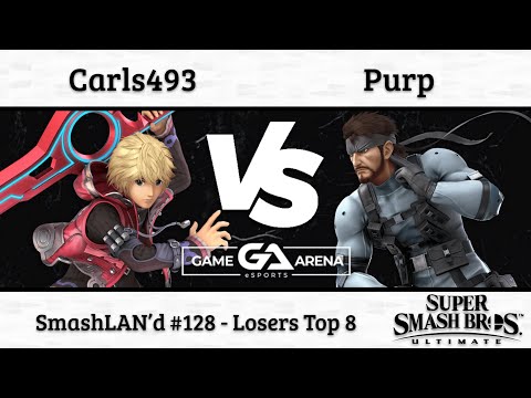 SmashLAN'd 128: Carls493 (Shulk) vs. Purp (Snake) - Losers Top 8