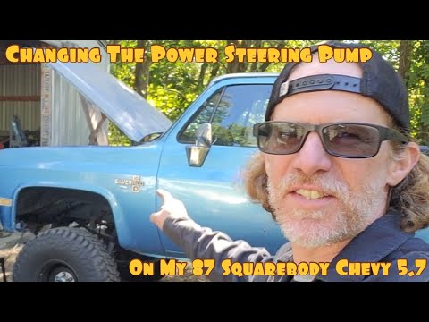 Changing the power steering pump on my Squarebody Chevy!