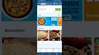 how to do Takeaway order in Domino's aap || Full process explanation in Hindi ||