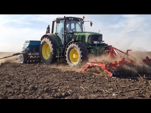 JOHN DEERE 6620 | SULKY 4m | Satex Polugerminator 4,5m | Búzavetés
