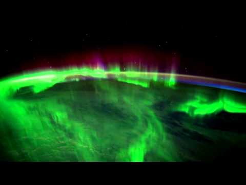 Les aurores boréales vues de l'espace