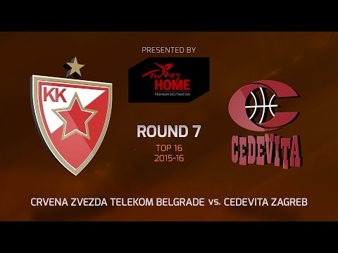 Highlights: Top 16, Round 7, Crvena Zvezda vs. Cedevita Zagreb