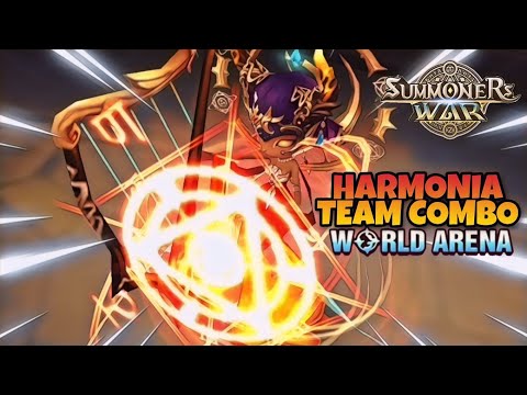 Harmonia Team Combo in World Arena Ep. 3 - Summoners War