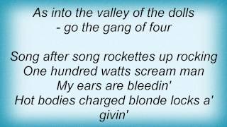 Billy Idol - Valley Of The Dolls Lyrics
