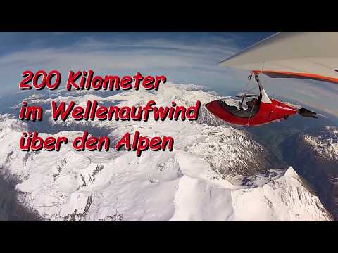 200 Km im Wellenaufwind über den Alpen mit dem Silent Glider M