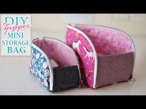 DIY ZIP POUCH BAG IN 15 MIN // Easy Way To Make Make...