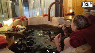 Aire Luxury Spa Wine Bath Experience | Staycation