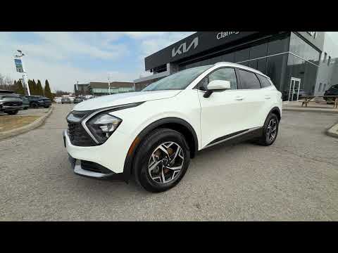 2024 Kia Sportage LX AWD in White for sale at Clarington Kia in Bowmanville, ON
